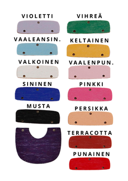 Porina, kokoa omasi - tummavioletti