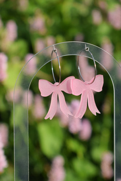 Sievä rusetti, vaaleanpunainen