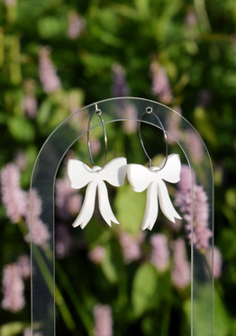 Sievä rusetti - valkoinen