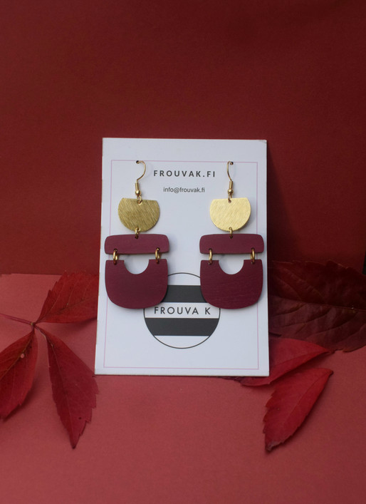 Porina - viininpunainen