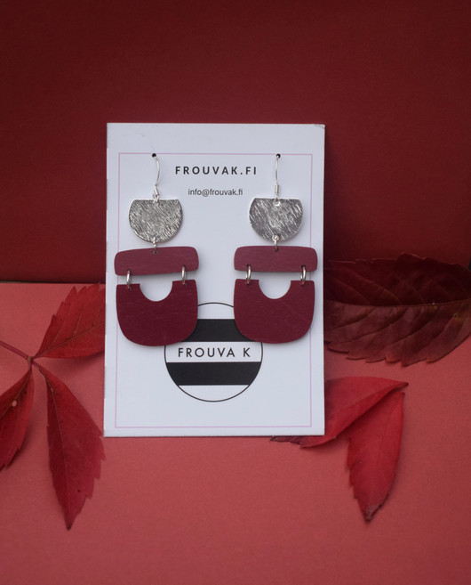 Porina - viininpunainen