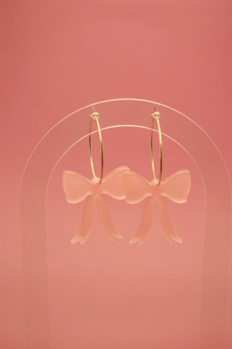 Sievä rusetti, vaaleanpunainen