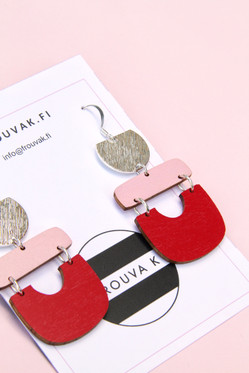 Porina, punainen-pinkki