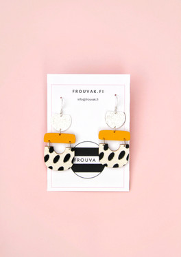 Porina, pilkku-keltainen