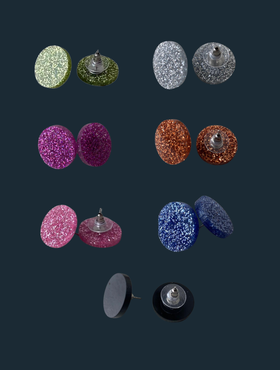 Säde, nappikorvakorut 