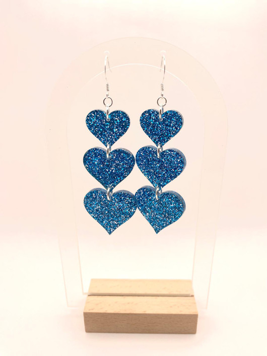 Sydänketju, sähkönsininen