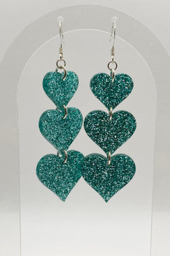 Sydänketju, turkoosi