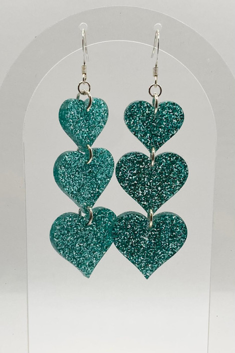 Sydänketju, turkoosi