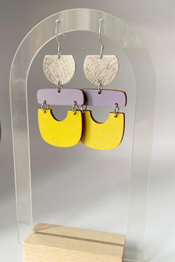 Porina, keltainen-violetti