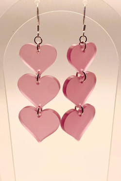 Sydänketju, vaaleanpunainen huurre