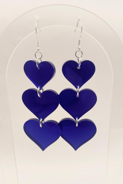 Sydänketju, sininen peili