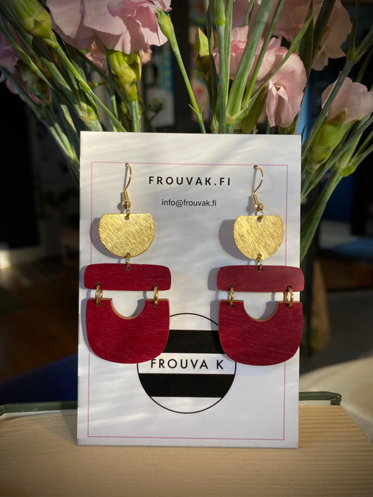 Porina - viininpunainen