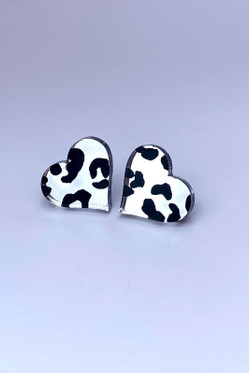 Hertta - leopardi hopea nappi