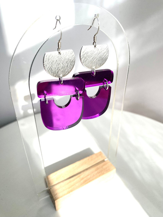 Peiliporina - violetti