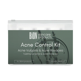 Acne Control Kit - Tulehtuneen ruusufinnin ja aknen aloituspakkaus 69€