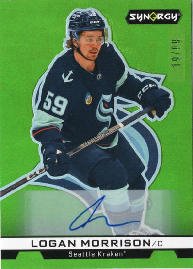 Logan Morrison 2024-25 Upper Deck Synergy -NHL Impressions Green /99 #IM-67