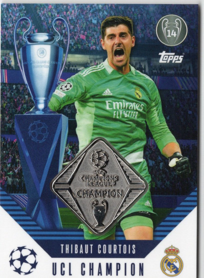 Thibaut Courtois 2024-25 Topps Match Attax UEFA Club Comp. - UCL Champion Memento Relic #UCLC-TC