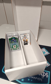 2-rivinen keräilykorttien säilytyslaatikko 1200 kortille