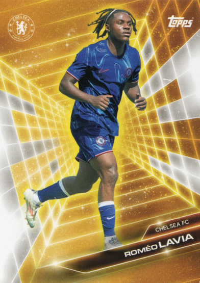 Roméo Lavia 2024-25 Topps Chelsea Fan Set - Golden Future #GF-4