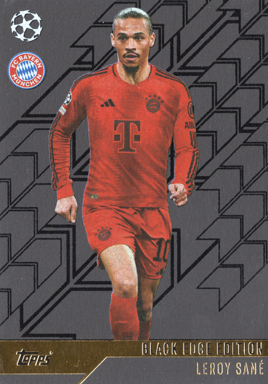 Leroy Sané 2024-25 Topps Match Attax UEFA Club Comp. - Black Edge Edition #BE8