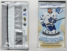 2024-25 Upper Deck SP Hockey, irtopussi 1kpl
