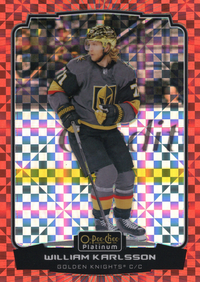 2022-23 O-Pee-Chee Platinum - Orange Checkers #126 William Karlsson SN25