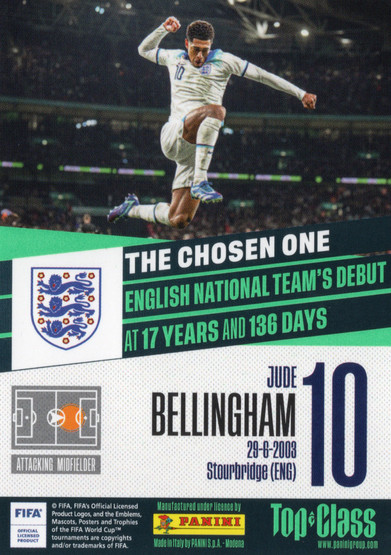 2024 Panini Top Class #267 Jude Bellingham UNB