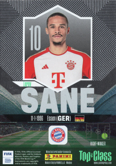 2024 Panini Top Class Holo Giants #NNO Leroy Sane