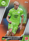 2021-22 Topps Bundesliga Orange Foilboard #171 Xaver Schlager SN25