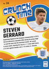 2024-25 Panini Donruss Crunch Time #24 Steven Gerrard