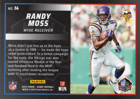 2024 Panini Score Men of Canton #14 Randy Moss