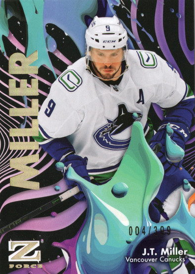 2024-25 SkyBox Metal Universe Z Force Rave #12 J.T. Miller SN399