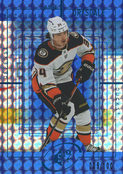 2021-22 Upper Deck 1999-00 SPx Retro Radiance #SPX37 Jamie Drysdale SN100 RY
