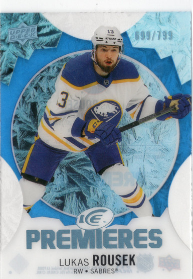 2023-24 Upper Deck Ice Blue #226 Lukas Rousek SN799 RC
