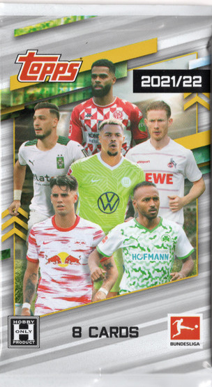 2021-22 Topps Bundesliga Soccer Hobby, irtopussi 1kpl