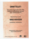 2021-22 Cardset Niko Hovinen Signature /125