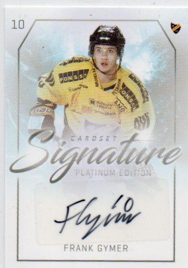 2018-19 Cardset Frank Gymer Signature /125
