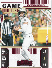 2024 Panini Contenders Game Ticket Red #72 Derek Carr