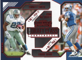 2024 Panini Contenders Historic Draft Class Contenders Red #12 Emmitt Smith / Andre Ware