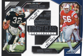 2024 Panini Contenders Historic Draft Class Contenders #6 Marcus Allen / Andre Tippett
