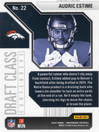 2024 Panini Contenders Draft Class Contenders #22 Audric Estime