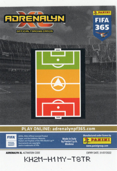2022 Panini Adrenalyn XL FIFA 365 #5 Invincible Haaland/Courtois/Havertz/De Ligt