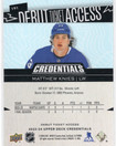 2023-24 Upper Deck Credentials #191 Matthew Knies DTA, SN599, RC