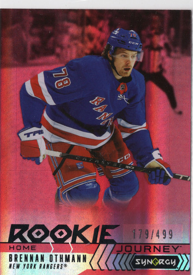 2024-25 Upper Deck Synergy Rookie Journey Home Red #RJ2 Brennan Othmann RC, SN499