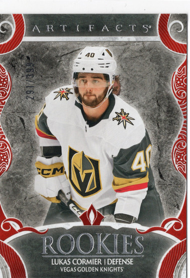 2024-25 Upper Deck Artifacts Ruby #177 Lukas Cormier RC, SN399