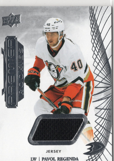 2022-23 Upper Deck Premier Jersey #118 Pavol Regenda RC, MEM