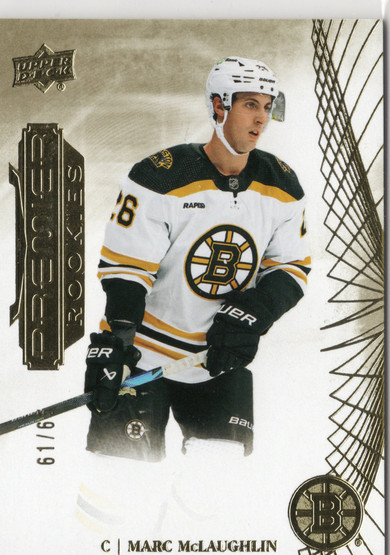 2022-23 Upper Deck Premier Gold #140 Marc McLaughlin RC, SN65