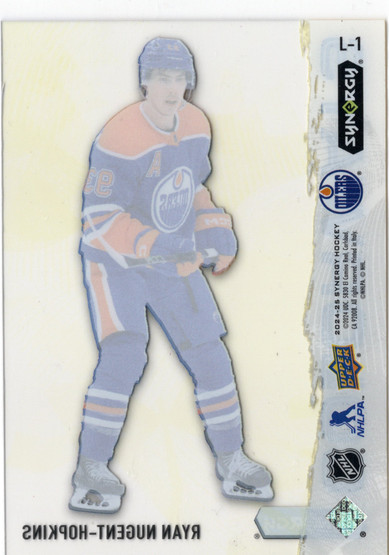2024-25 Upper Deck Synergy Colorways Neon Yellow #L1 Ryan Nugent-Hopkins 