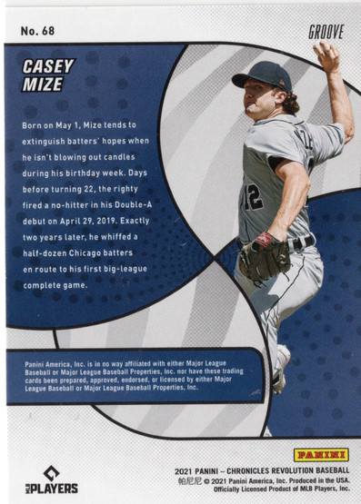 2021 Panini Chronicles Revolution Groove #68 Casey Mize RC