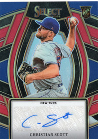 2024 Panini Select Signature Selections Red Prizms #SSCS Christian Scott AU, SN99